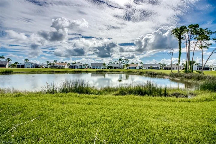 View of property view of water