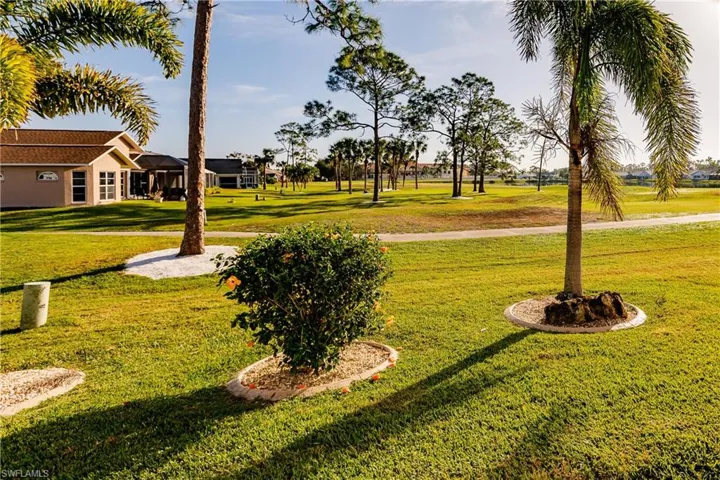 View of community with a lawn