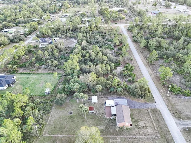 Aerial view of property's location