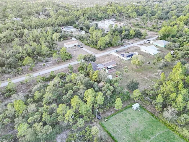 Aerial overview of property's location