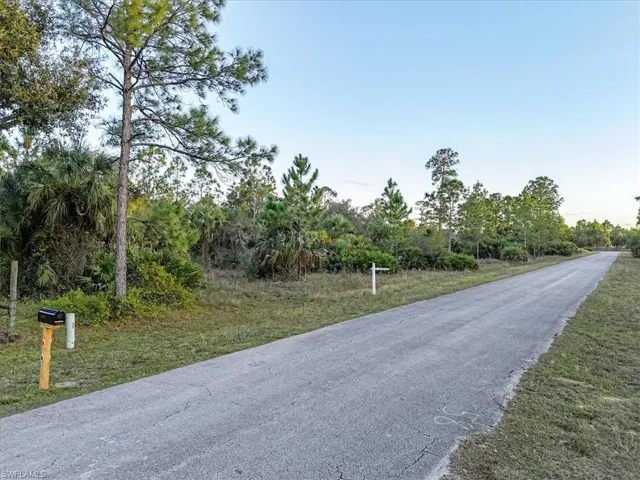 View of asphalt street