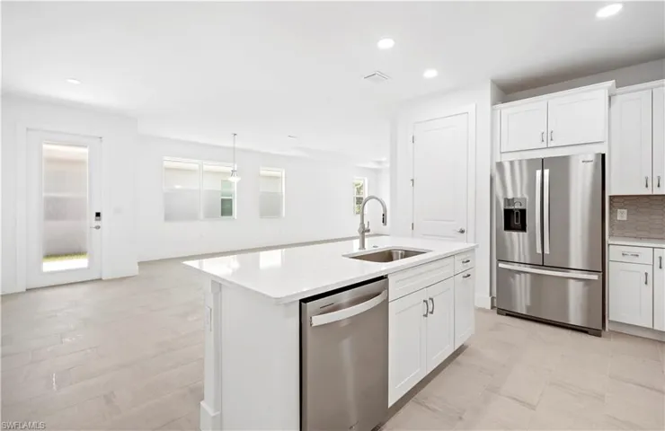 Open-concept layout