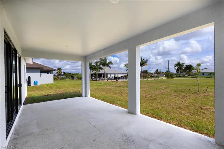 View of patio