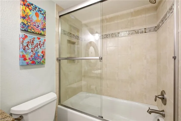 Hall Bath with tub/shower combo