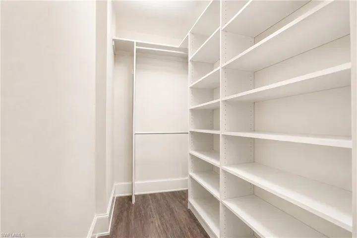 Primary walk-in closet