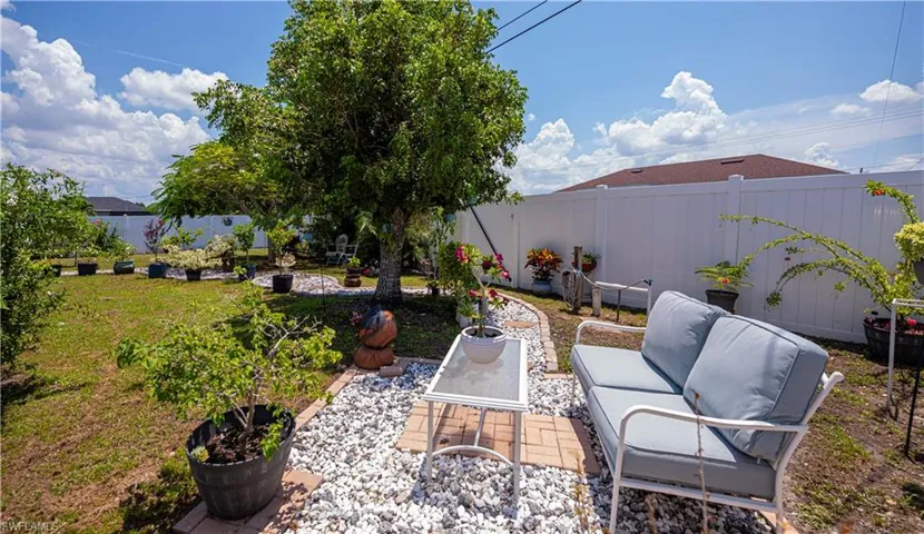 View of patio