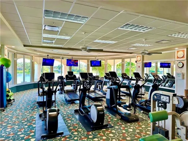 Fitness center available 24 hours