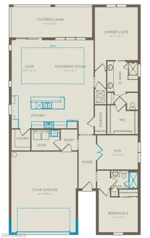 Floor plan with structurals