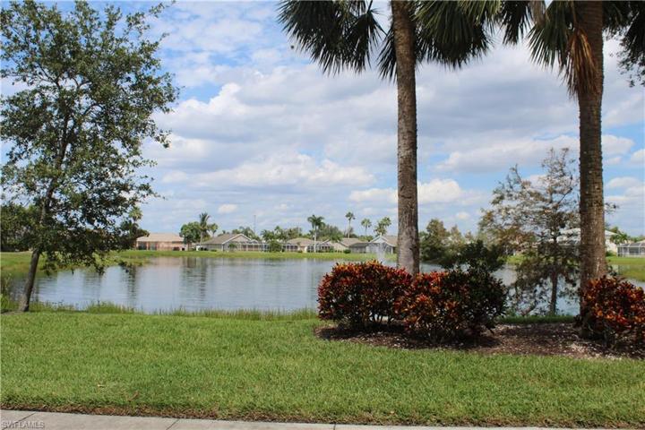 View of one of the three lakes in the community.