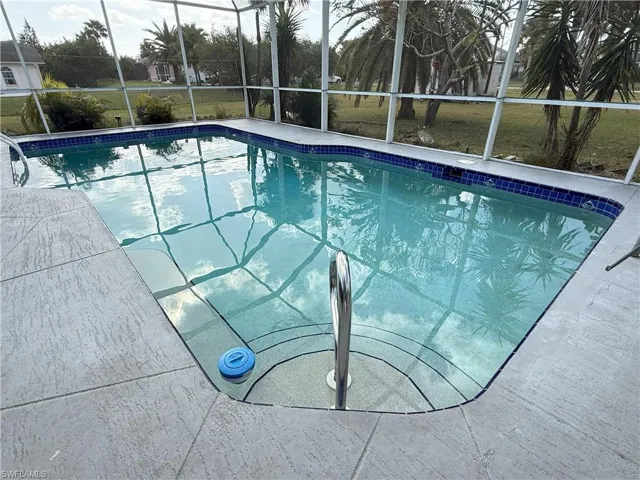 View of pool