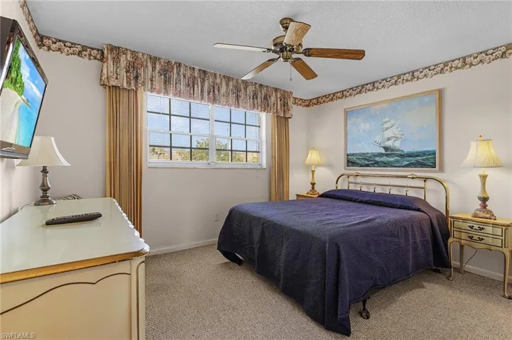 Front bedroom lives like a master bath with it's ensuite bathroom and privacy door into the family room.