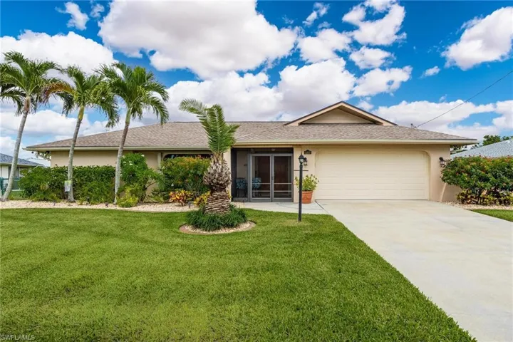 Lush Landscaping and beautiful curb appeal.