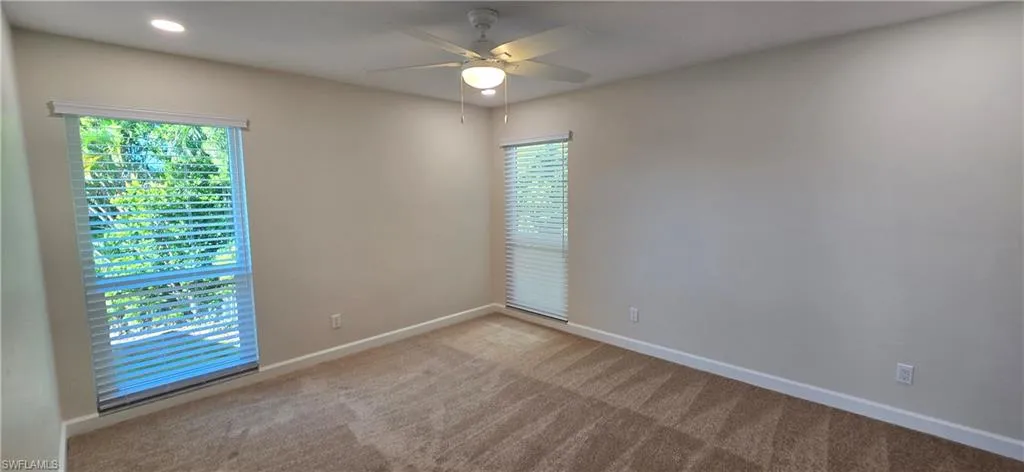 Second Bedroom, New Carpet, Recessed Lighting, & Ceiling Fan