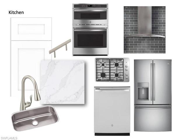 Kitchen selections for this home