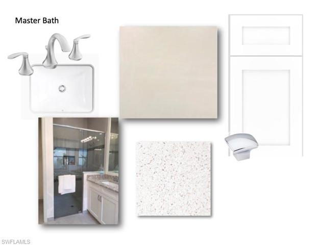 Master bathroom selections for this home