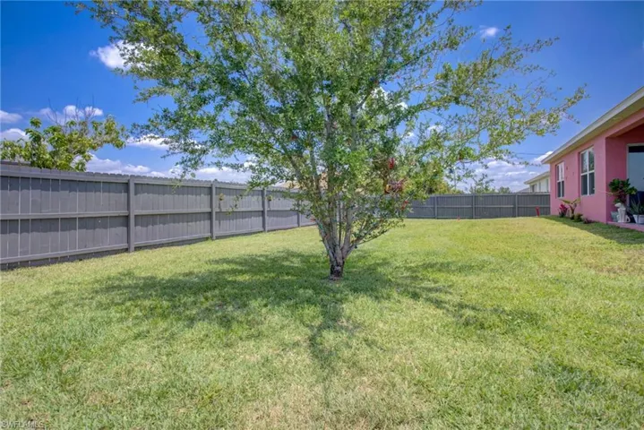 Fenced In Backyard Looking Right