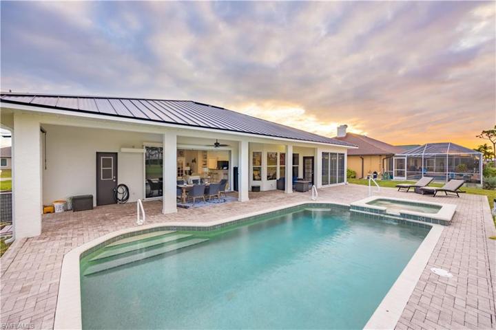 Heated pool and spa