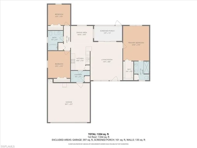 View of room layout