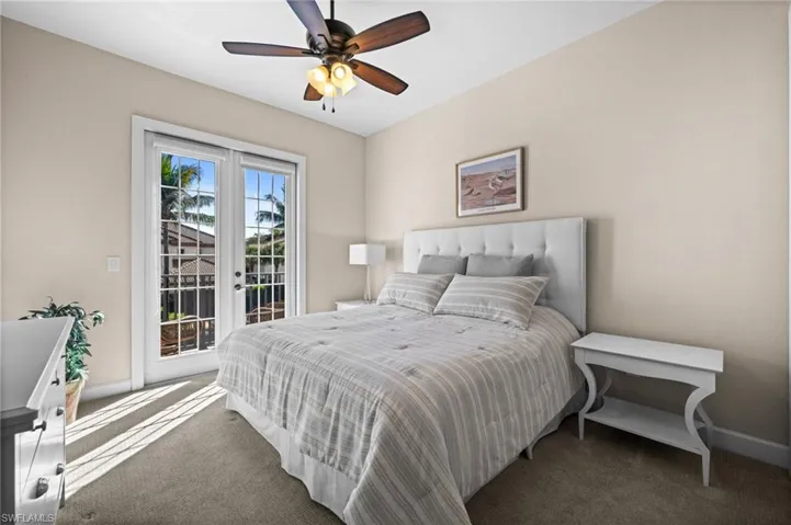 Very light and bright guest bedroom