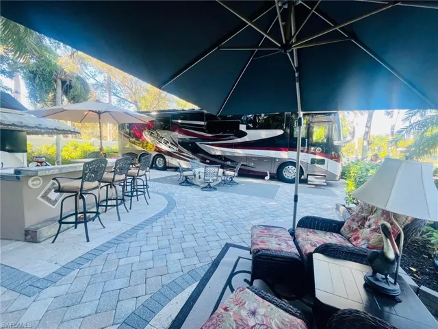 View of patio