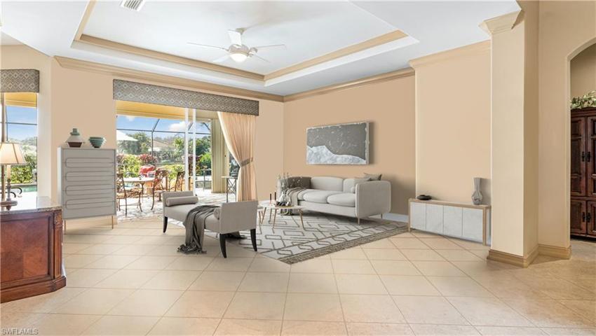 Great room virtually staged.This home has so much potential for the new owner to make it their forever home!
