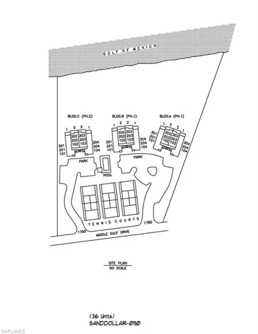Site Plan. Illustrating the physical layout and structural orientation of the property