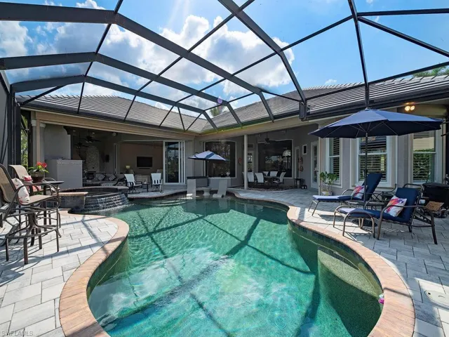 View of pool/spa and sun deck