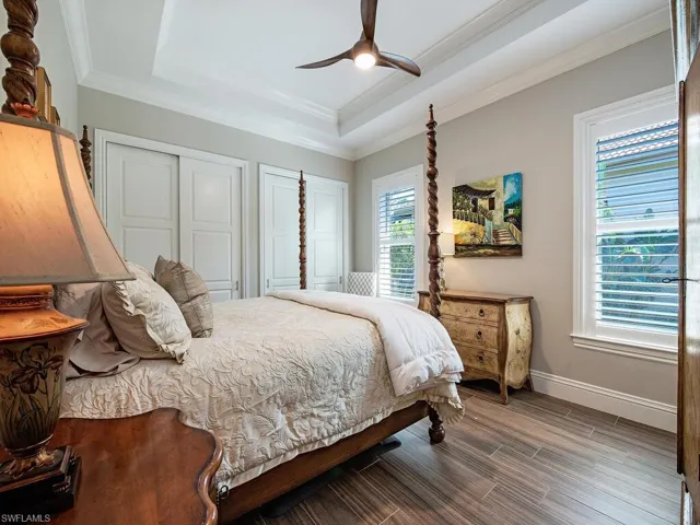 Guest Bedroom #1 with plenty of natural light and closet space