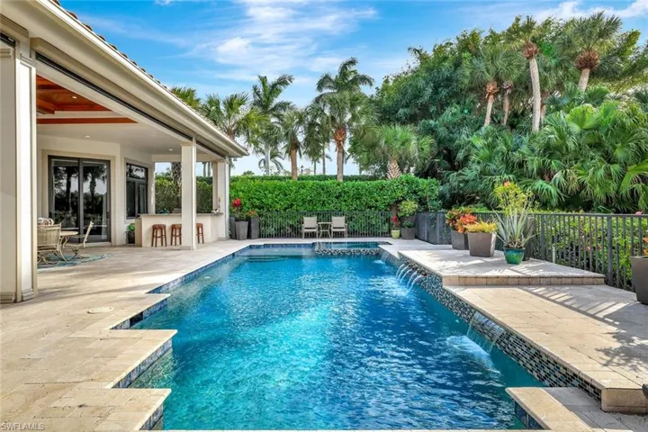 View of pool featuring a patio and a fenced backyard