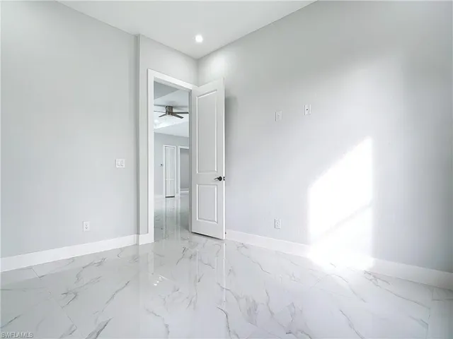 View of spare room