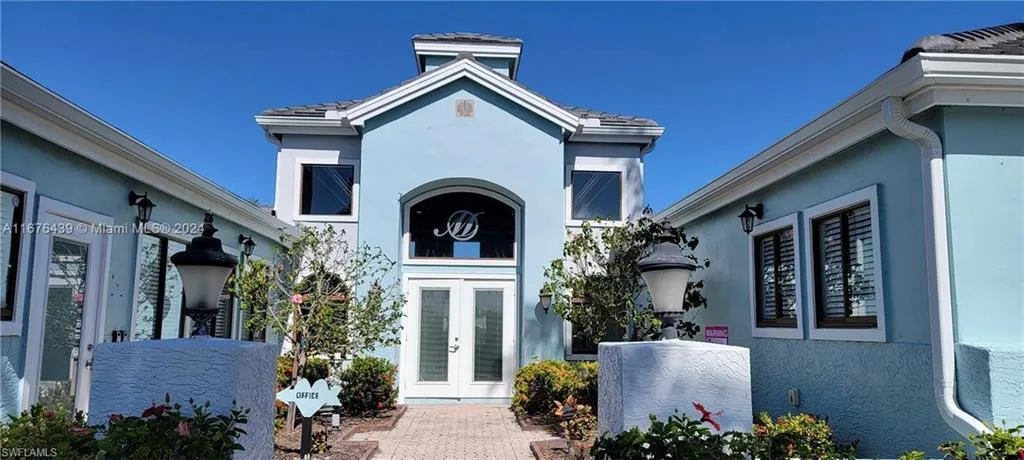 Doorway to property with french doors