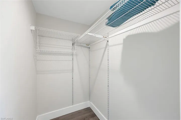 guest bedroom walk in  closet