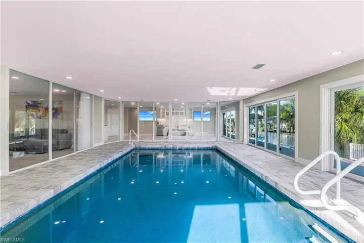 View of indoor pool