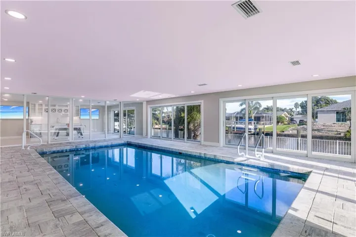 View of indoor pool