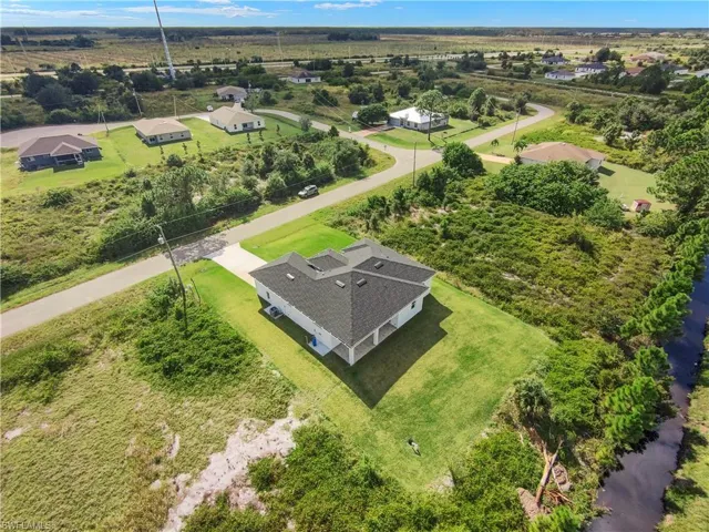 Aerial view of property and surrounding area