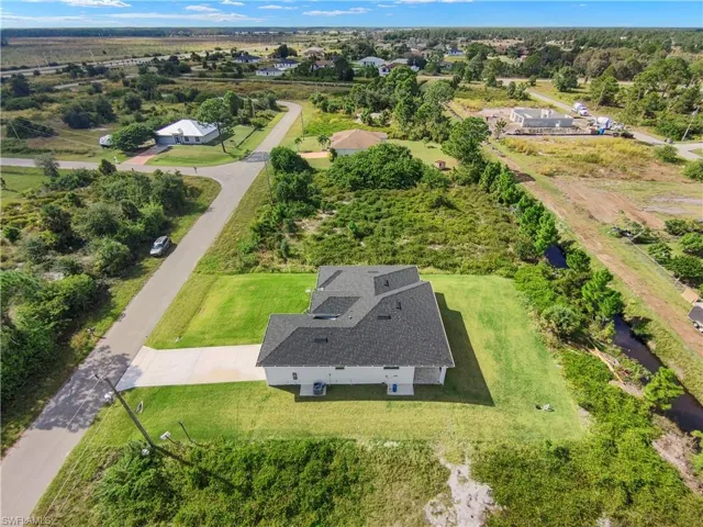 View from above of property