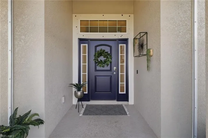Screened entry