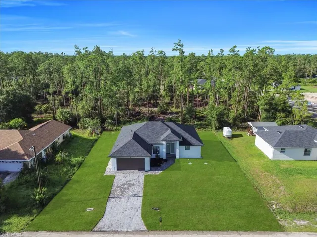View from above of property