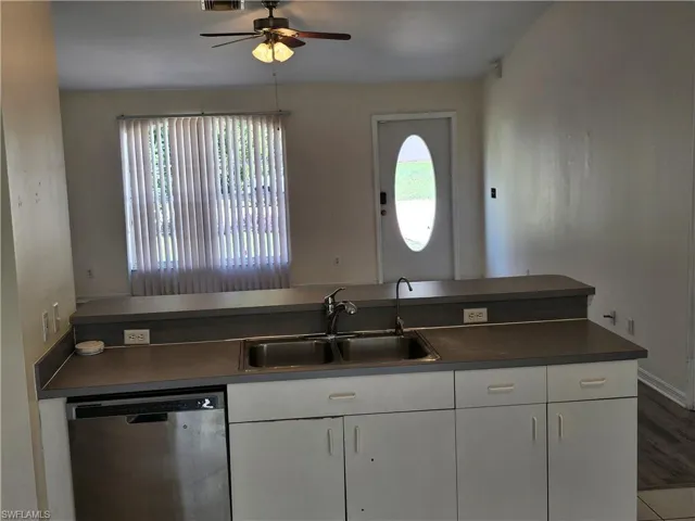kitchen view of great room