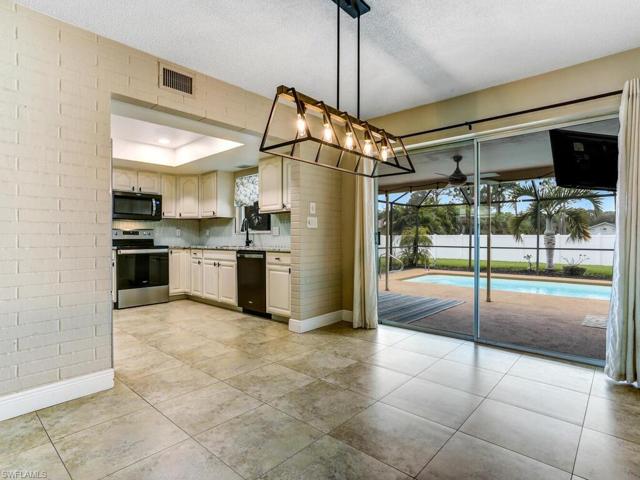 Dining with modern chandelier