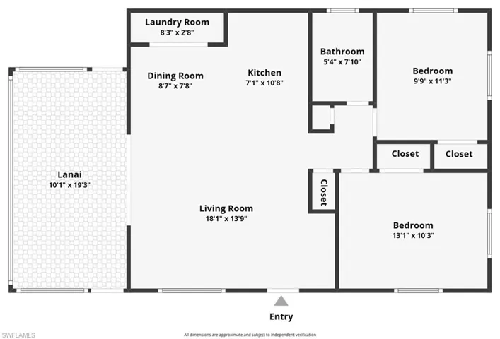 View of floor plan / room layout