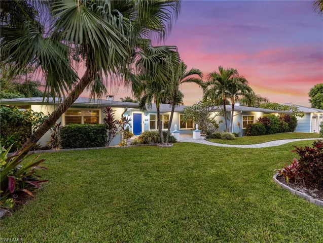 Mature landscaping