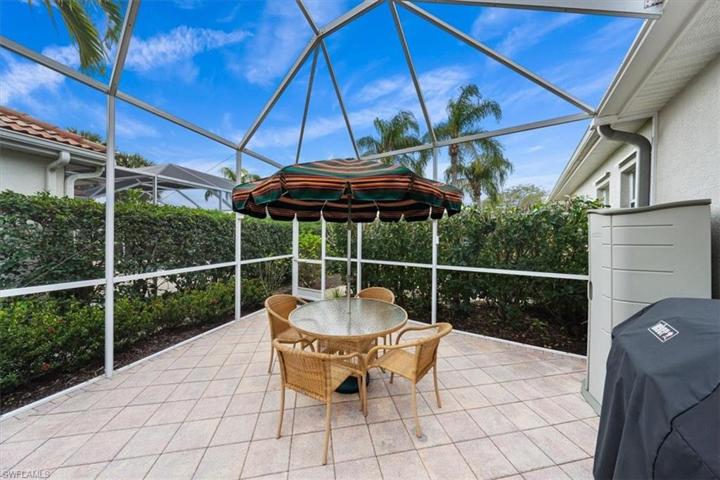 Extra patio space adjacent to pool