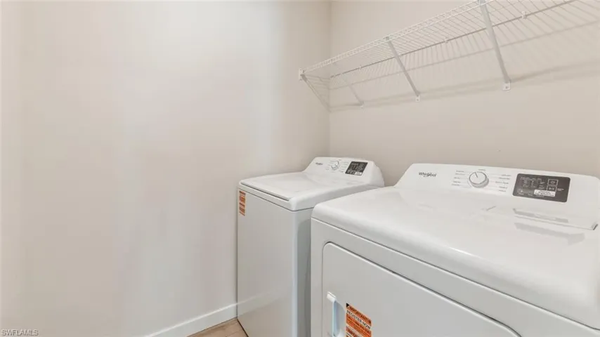 Model home. Laundry room.