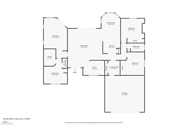View of room layout