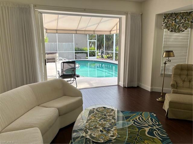 Family Room w/pocket sliders to Pool Area