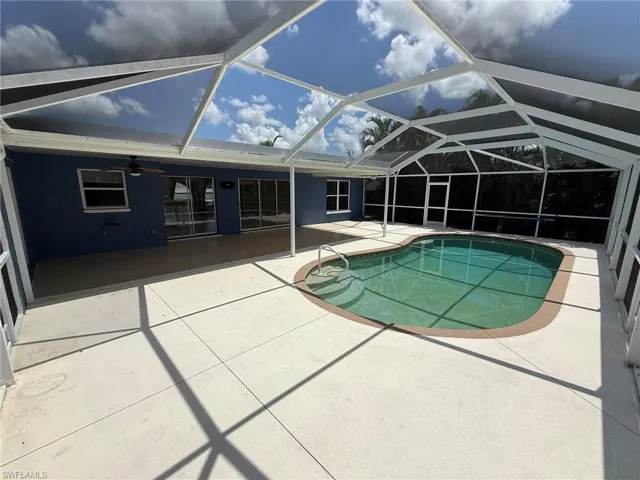 South Facing Swimming Pool with Cage