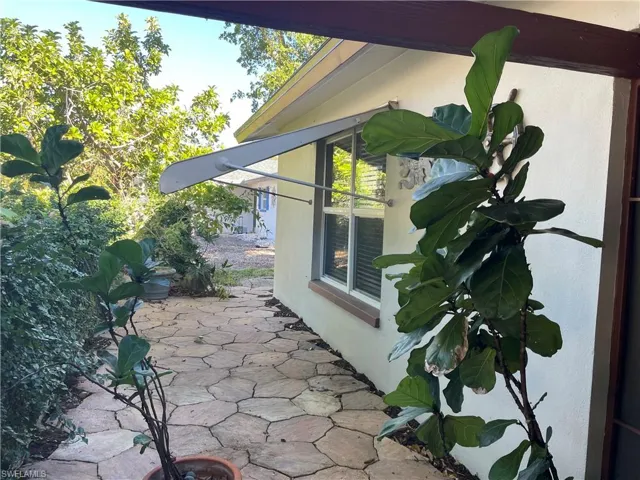 View of patio