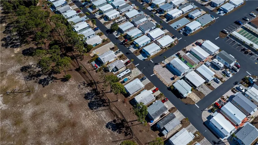 Aerial view of property and surrounding area