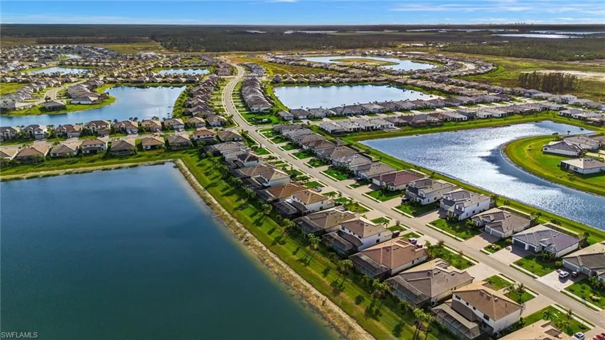 Aerial view of home